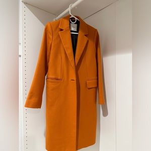 Orange Coat from MANGO